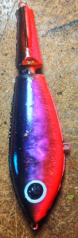 Broken Back Corky - Black Purple Pink