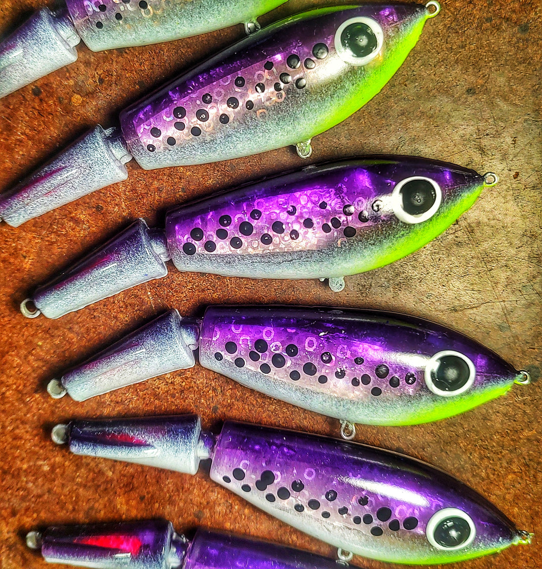custom fishing lures minnesota Ice Strong Outdoors - Killer Fish - Rattling Shallow Diver UV Hand Painted 3" Fricker' Shad